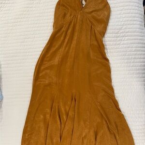 LOFT Strapless Tan Dress
